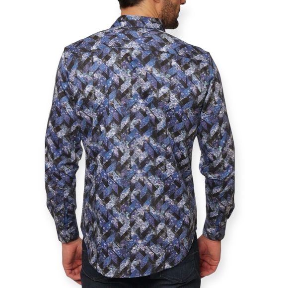 ROBERT GRAHAM Halder Shirt Button Up Classic Fit Long Sleeve Flip Cuff NWT - Picture 4 of 12